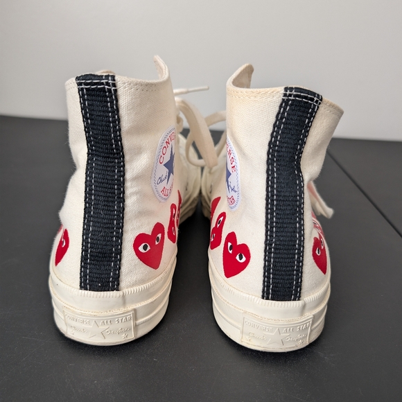 Converse Comme De Garcons Hearts Shoes - Picture 7 of 11